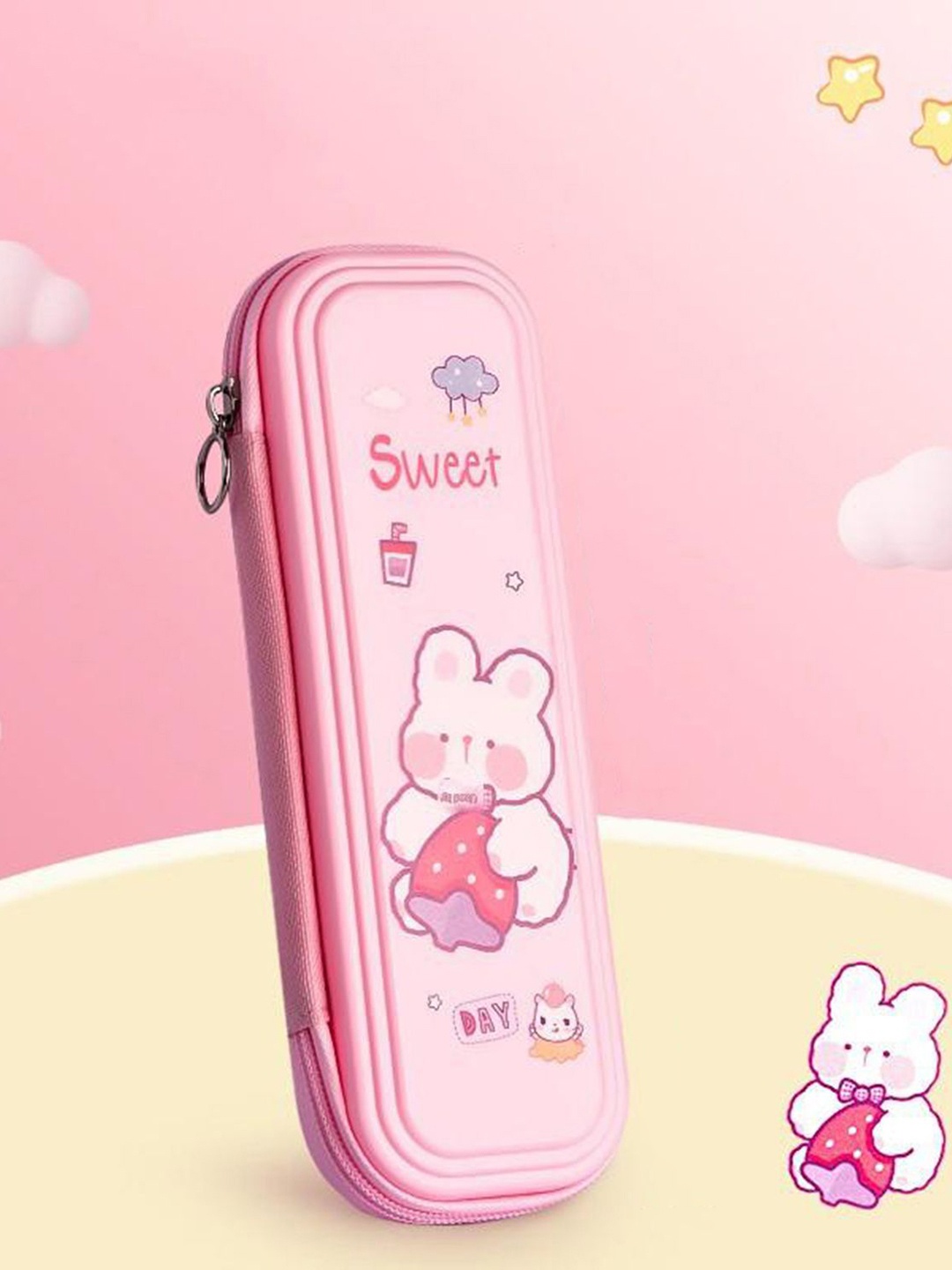 

Spiaty Solid Pen Cases Stationery, Pink