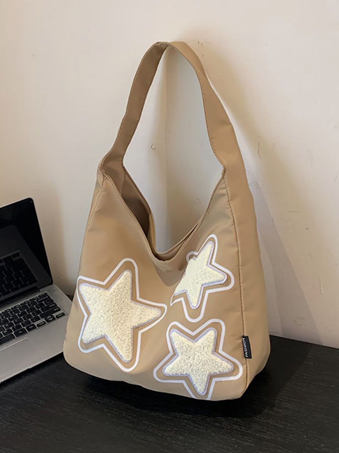 

StyleCast x Revolte Printed Bucket Handheld Bag, Khaki
