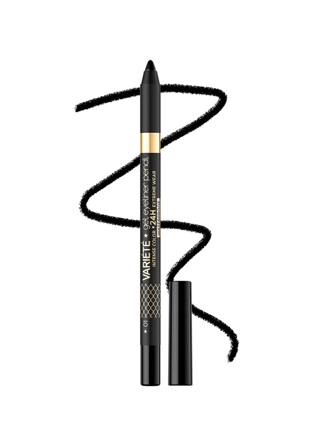 

Eveline Cosmetics Variete Gel Eyeliner Pencil - 1.3 g - Black 01