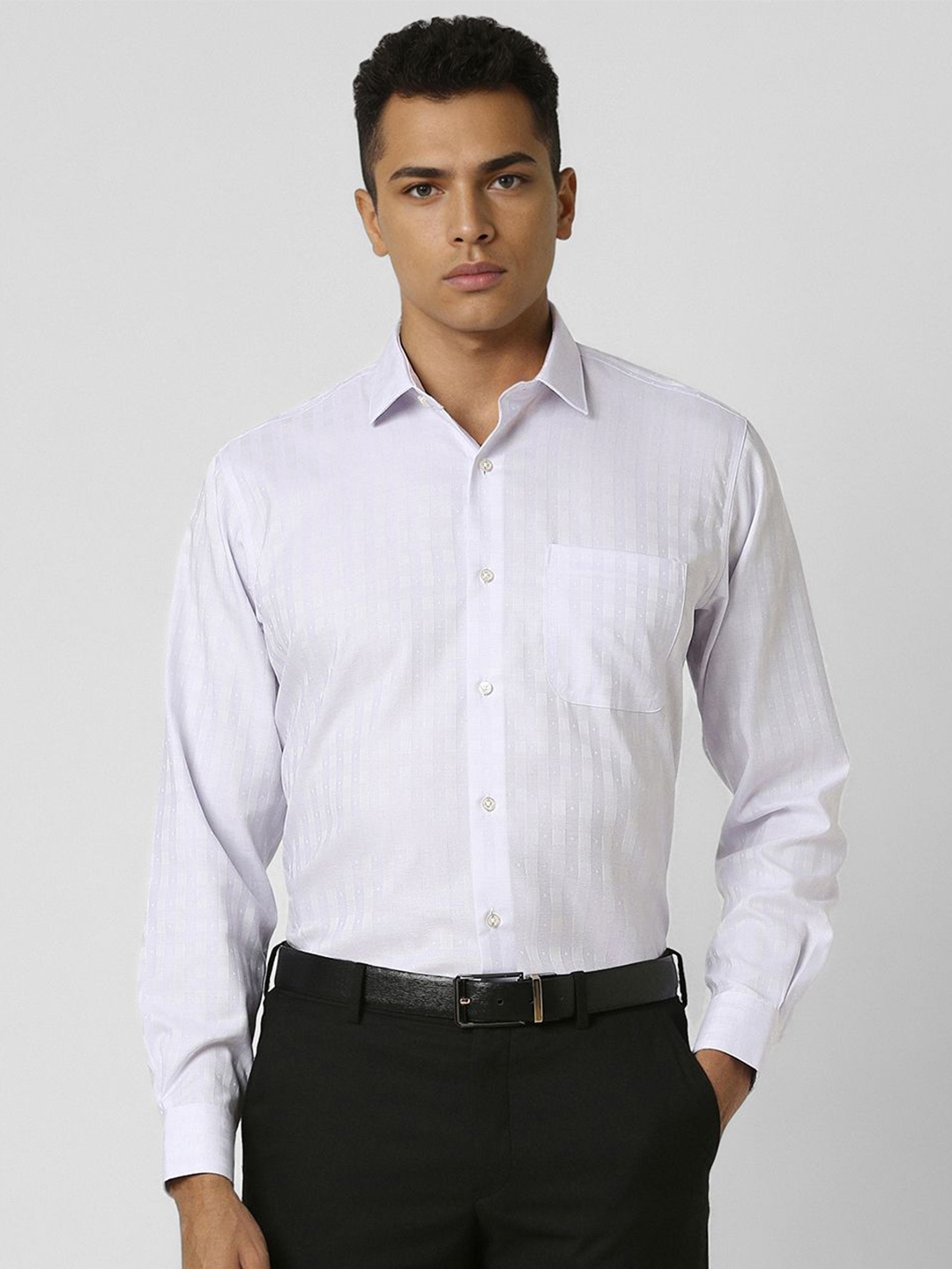 

Van Heusen Men Opaque Formal Shirt, White
