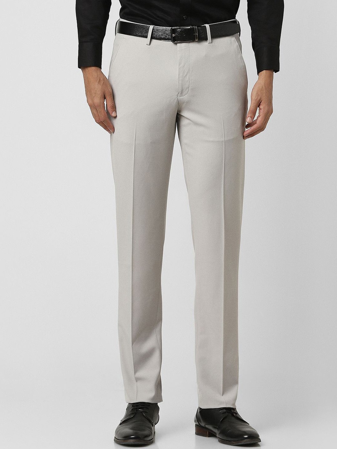 

Van Heusen Men Slim Fit Formal Trousers, Grey
