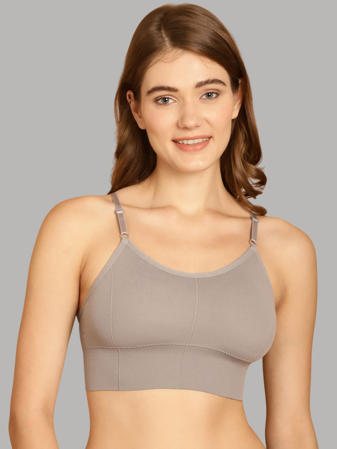 

Friskers Bra Full Coverage Lightly Padded, Grey