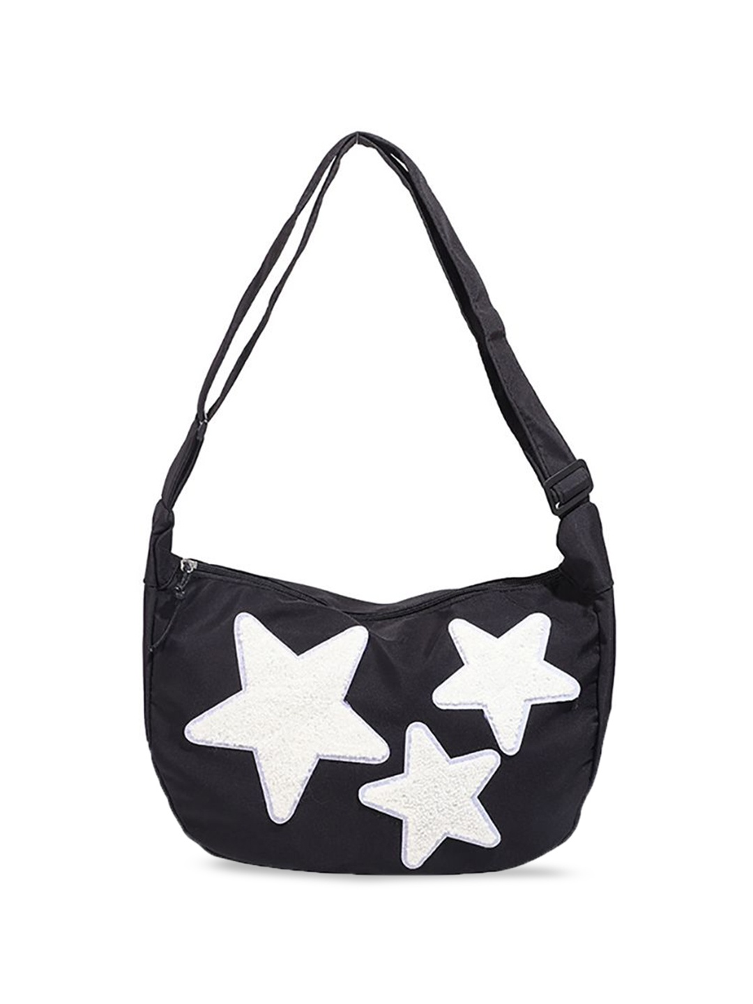 

StyleCast x Revolte Printed Hobo Bag, Black