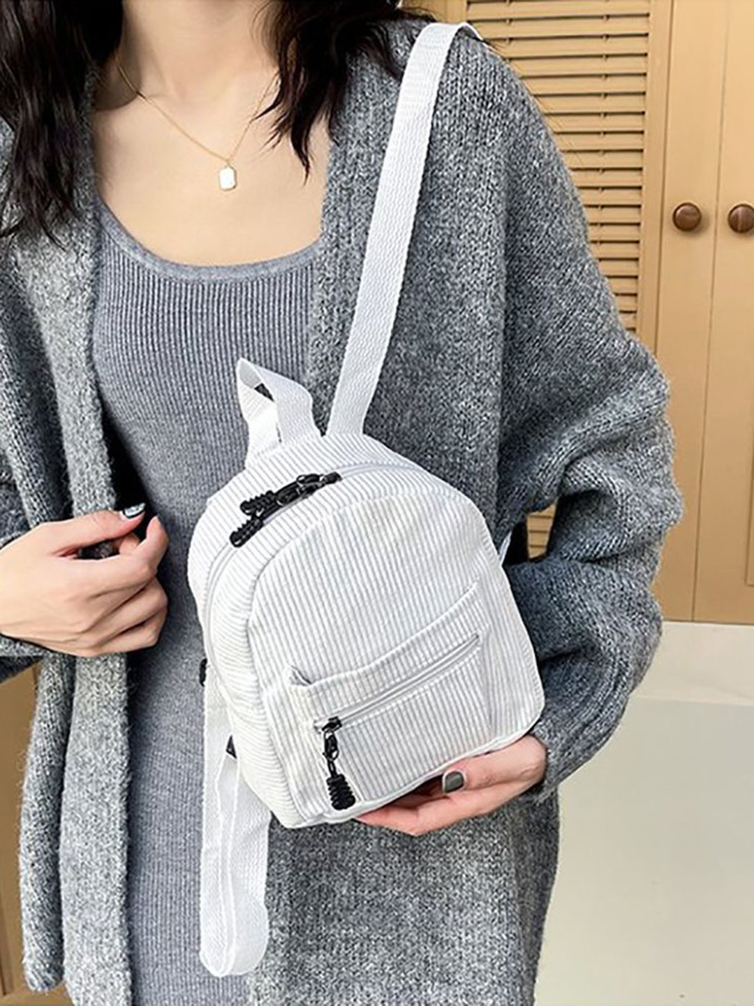 

StyleCast x Revolte Textured Structured Shoulder Bag, White