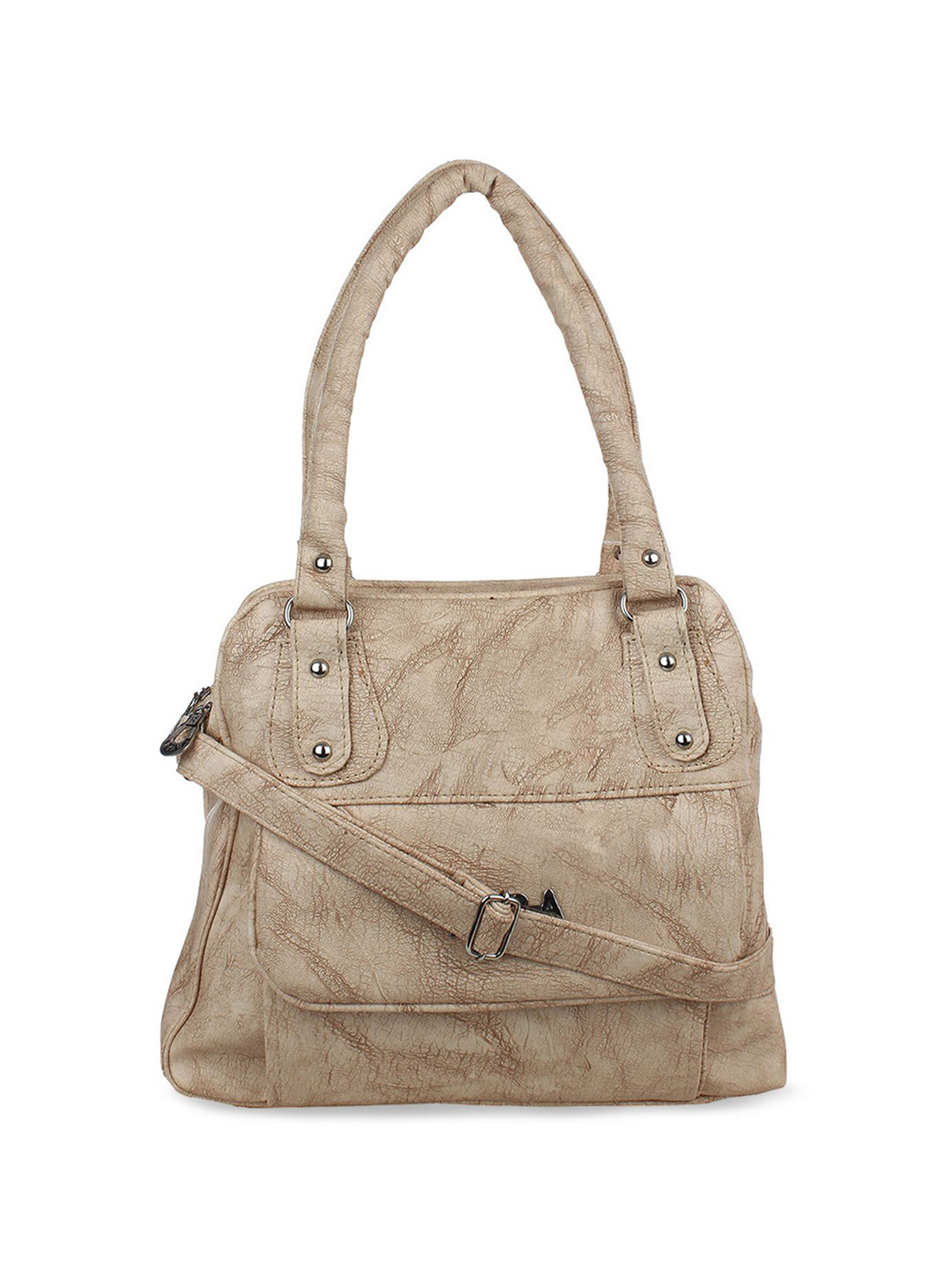 

House of Pataudi Women Patterned Crossbody Handbag, Beige