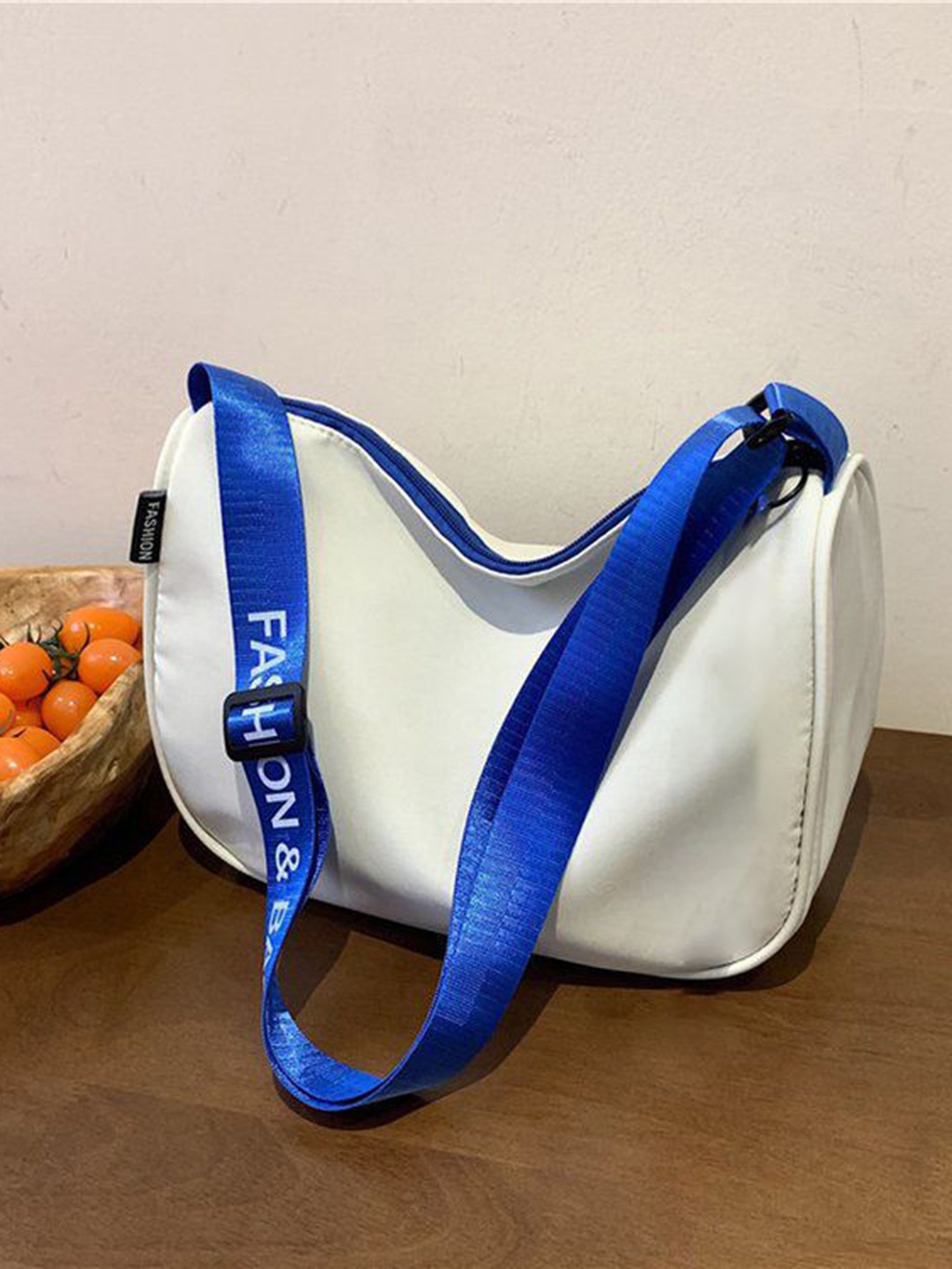 

StyleCast x Revolte Half Moon Hobo Bag, Blue