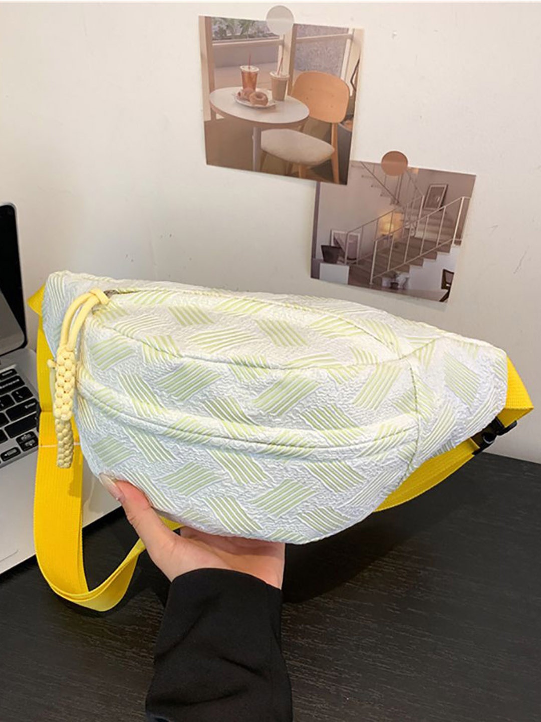 

StyleCast x Revolte Textured Hobo Bag, Yellow