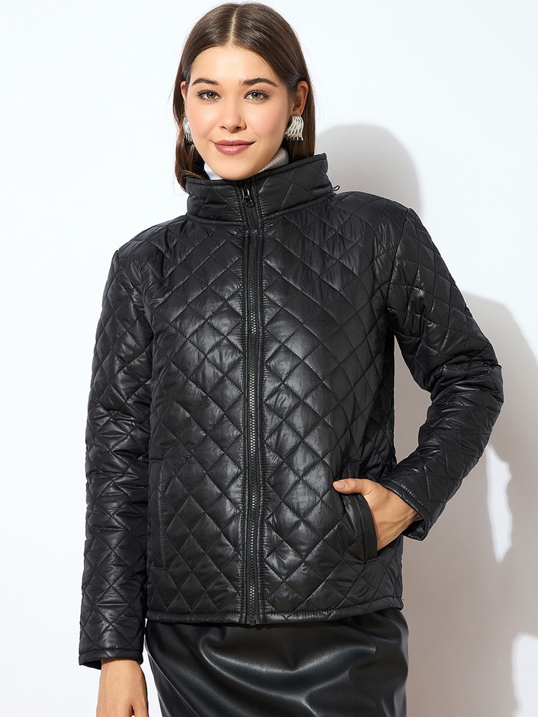 

SASSAFRAS Women Quilted Jacket, Black