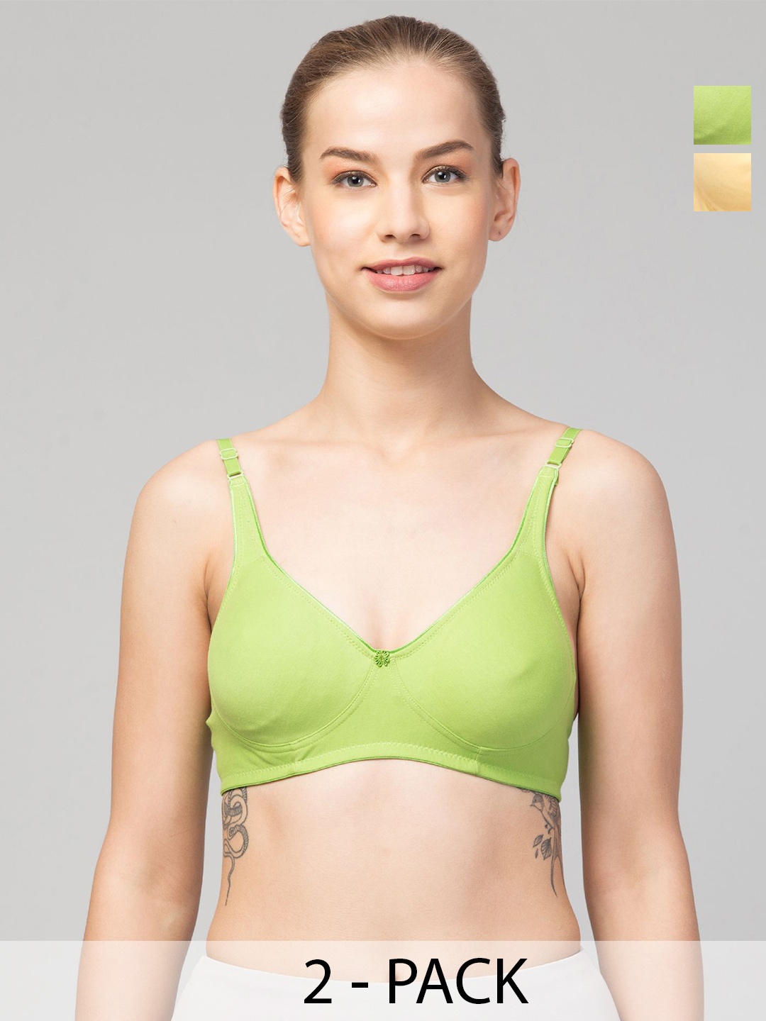 

ULLAS Bra Full Coverage, Yellow