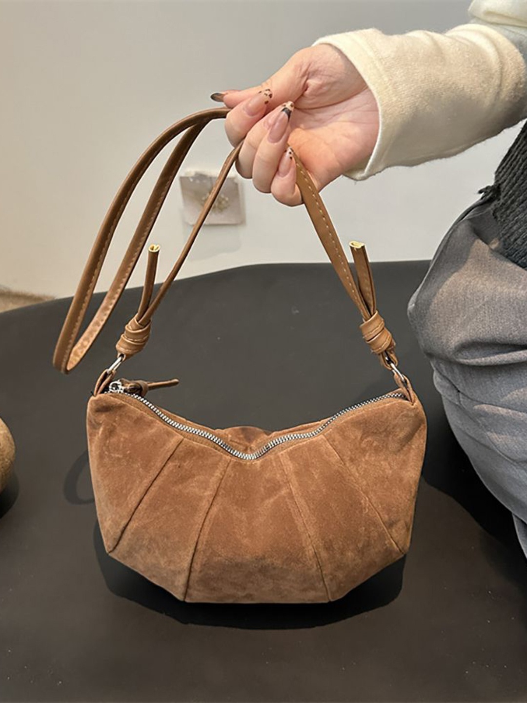 

StyleCast x Revolte Hobo Bag, Brown
