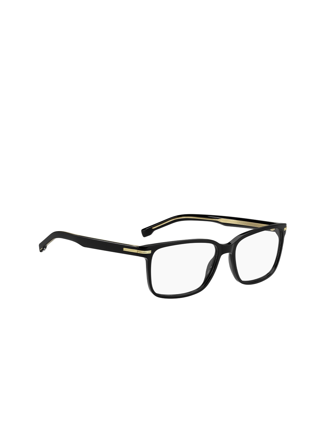 

HUGO Men Full Rim Rectangle Frames, Black