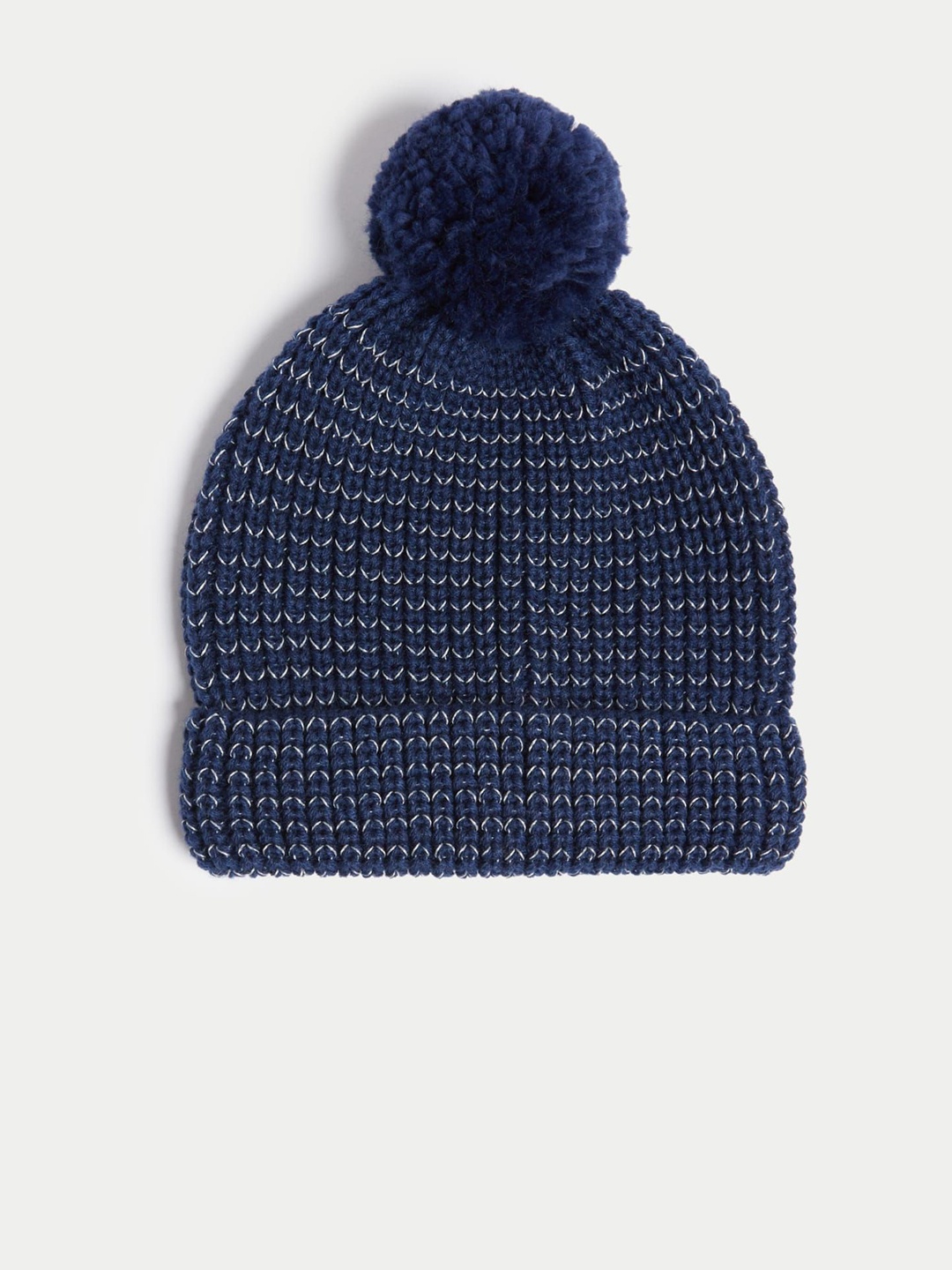 

Marks & Spencer Boys Self-Design Beanie, Blue