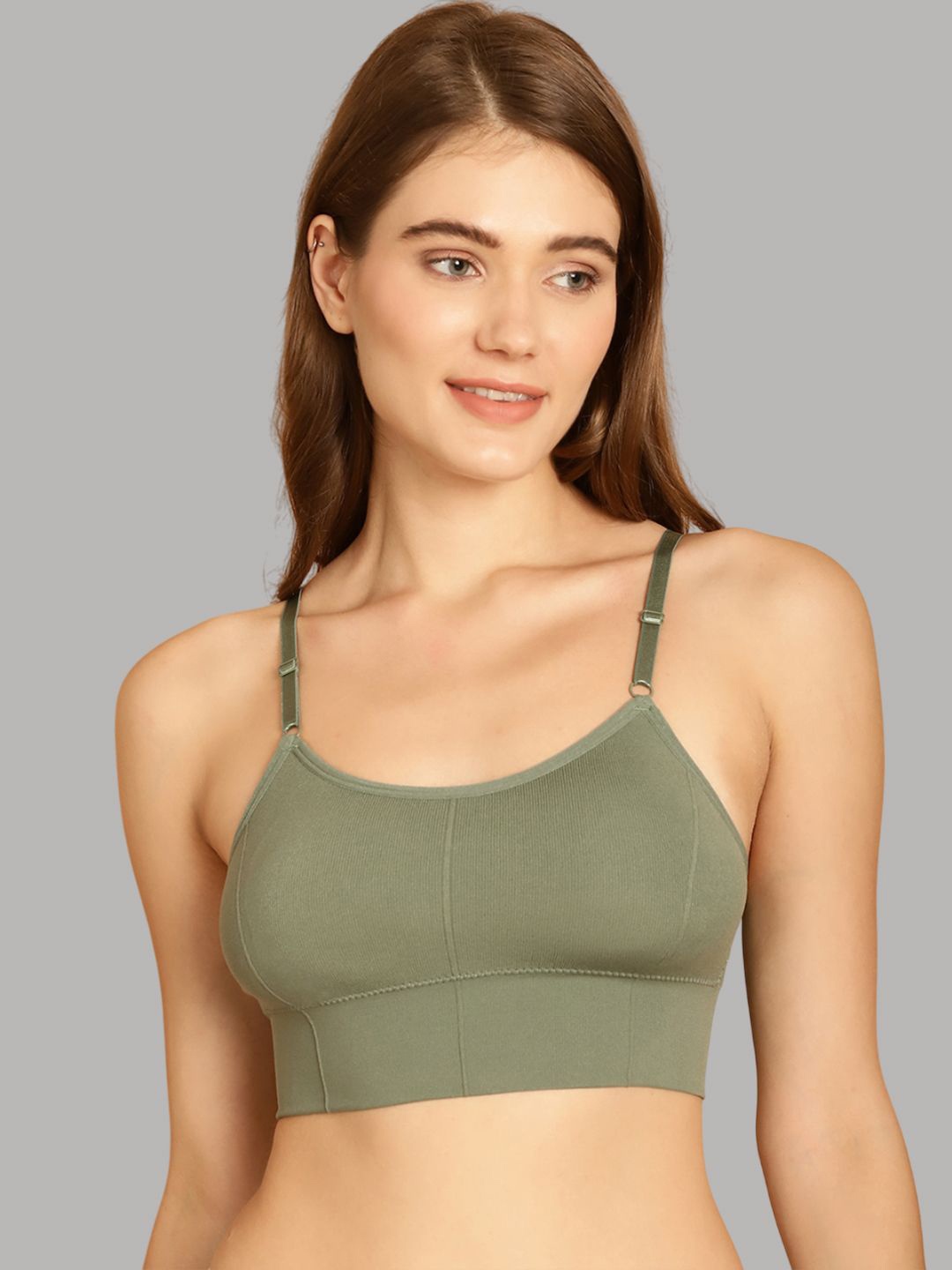 

Friskers Bra Full Coverage Lightly Padded, Olive