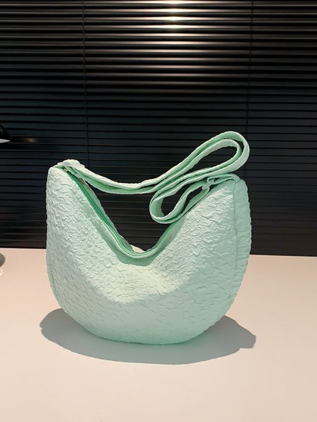 

StyleCast x Revolte Textured Hobo Bag, Green