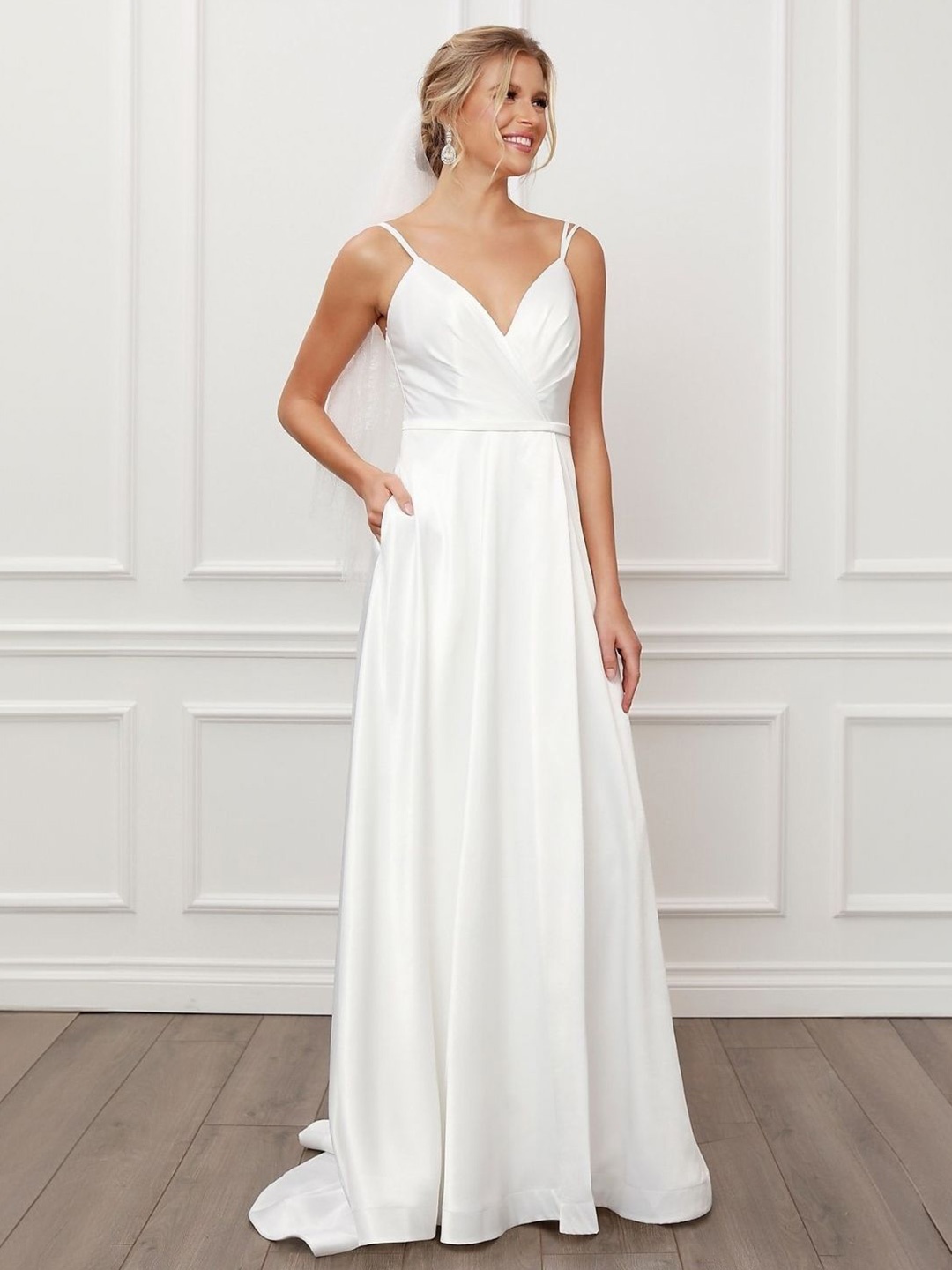 

StyleCast A-Line Maxi Dress, White