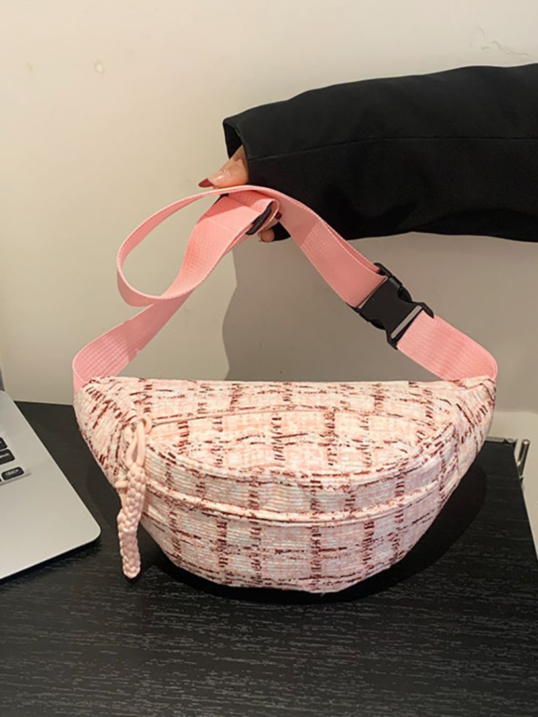 

StyleCast x Revolte Printed Sling Bag, Pink