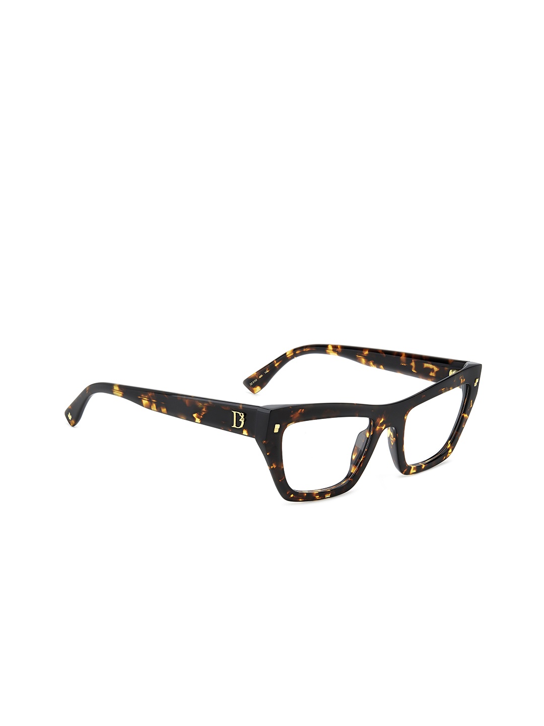 

Dsquared2 Women Abstract Printed Full Rim Rectangle Frames, Brown