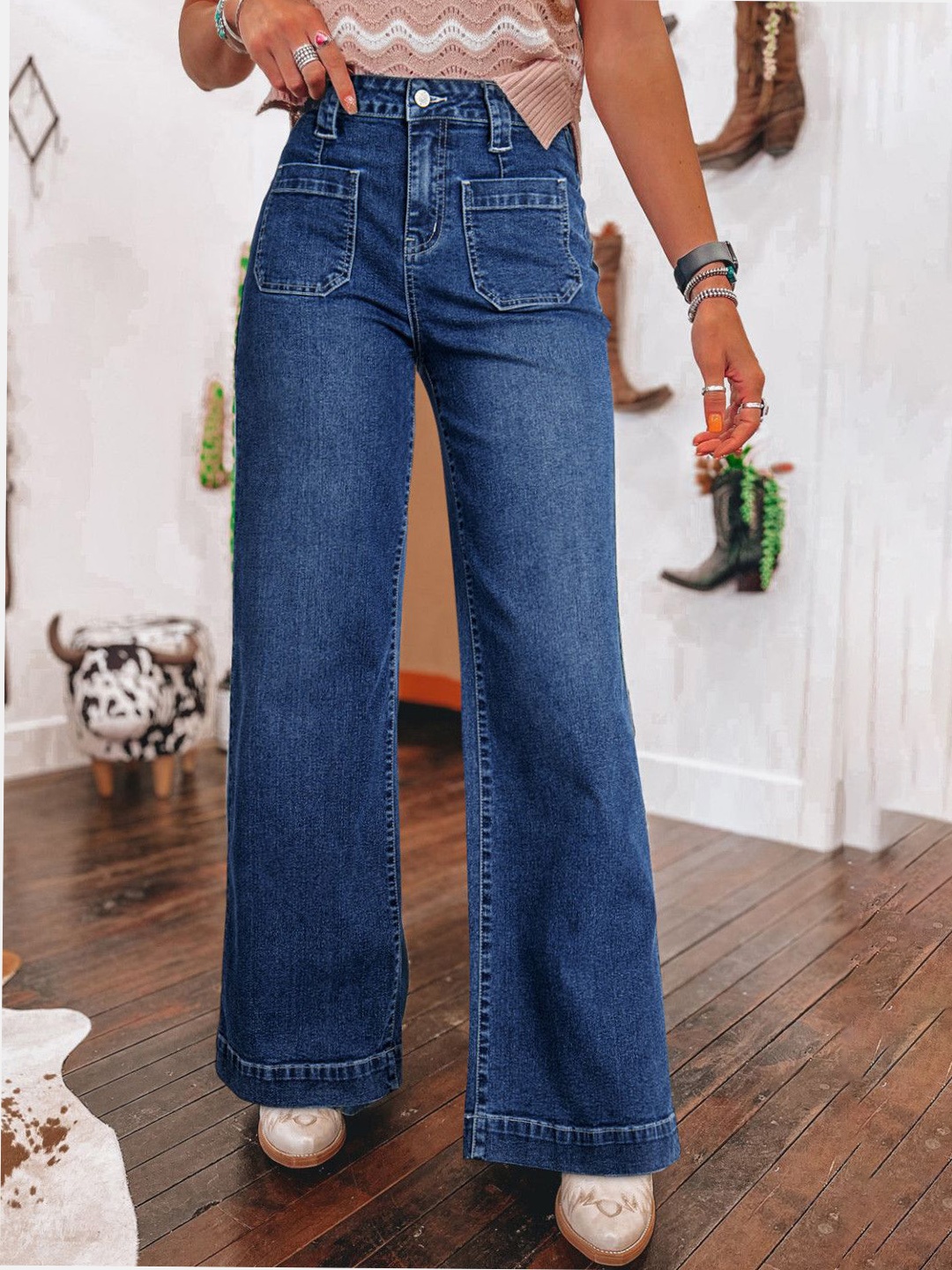 

StyleCast Women Mid-Rise Regular Fit Light Fade Jeans, Blue