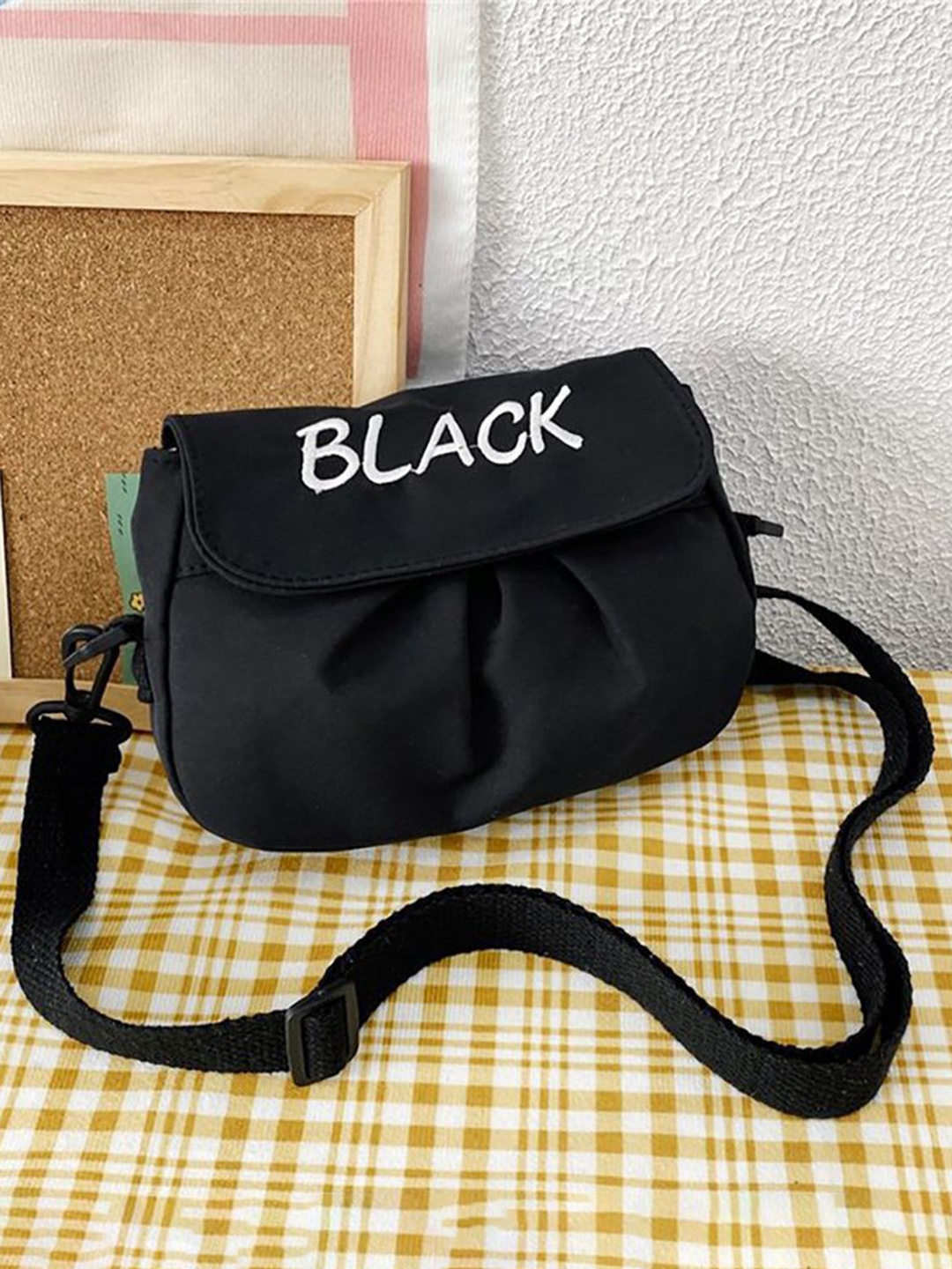 

StyleCast x Revolte Half Moon Sling Bag, Black