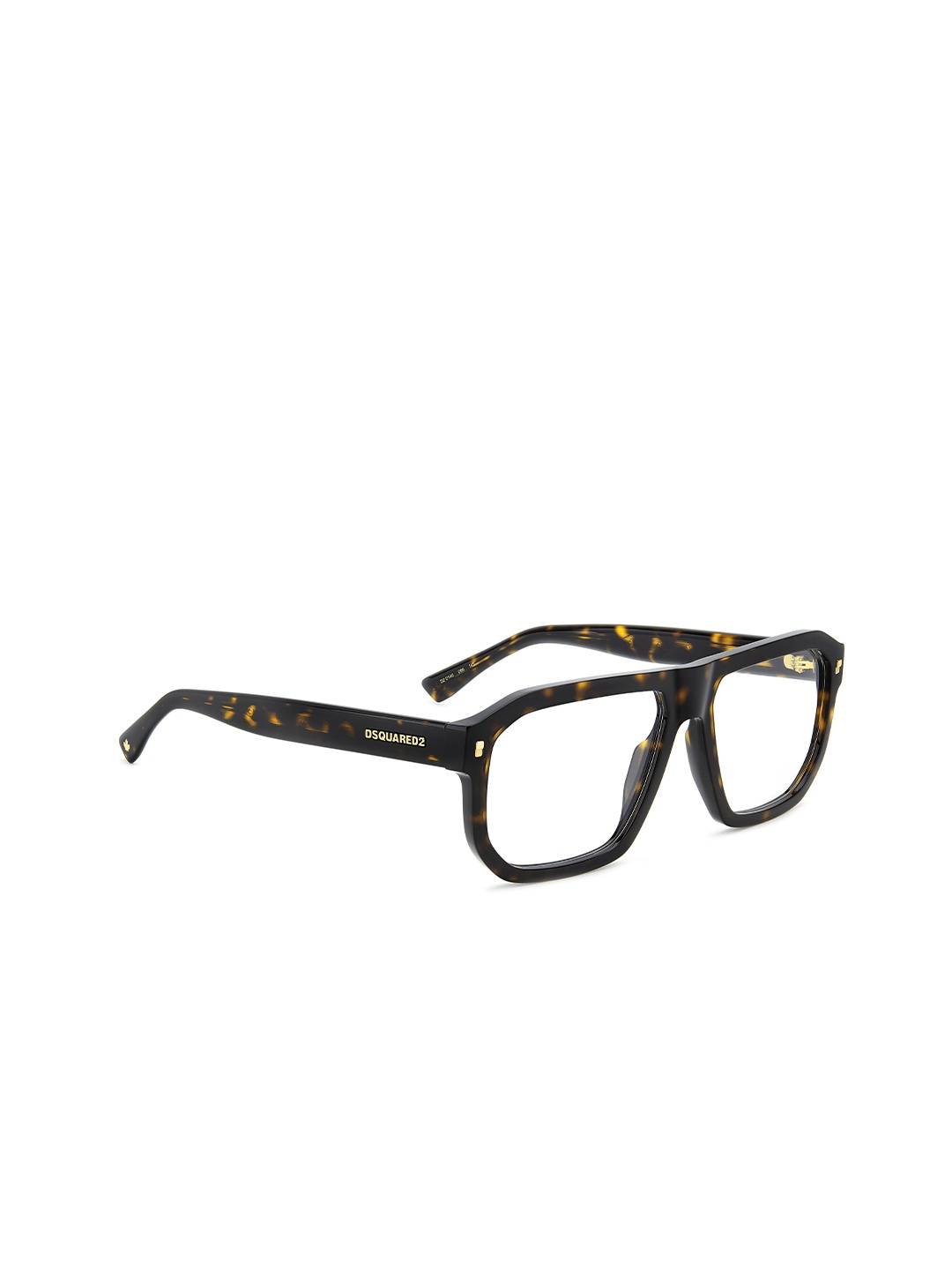 

Dsquared2 Men Abstract Printed Full Rim Rectangle Frames, Brown