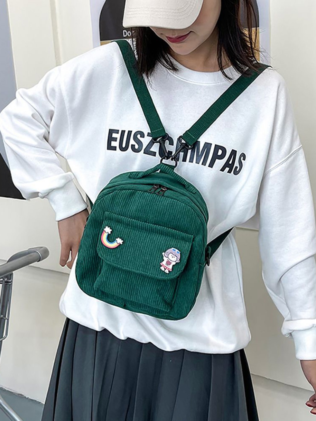 

StyleCast x Revolte Structured Shoulder Bag, Green