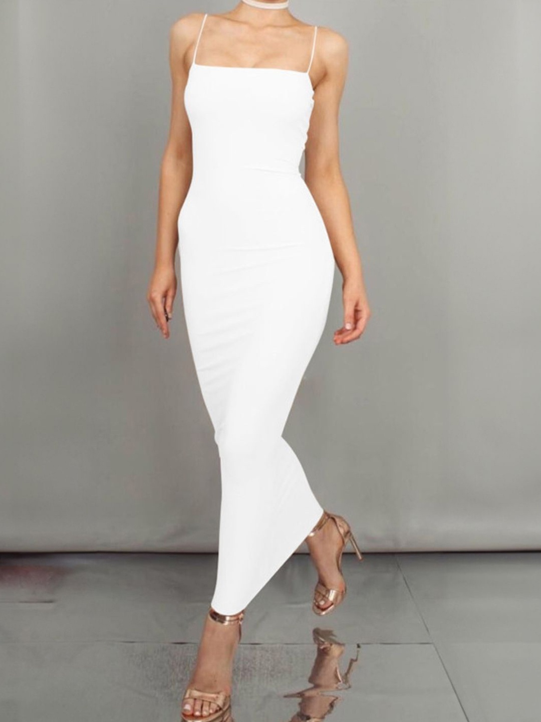 

StyleCast Bodycon Midi Dress, White