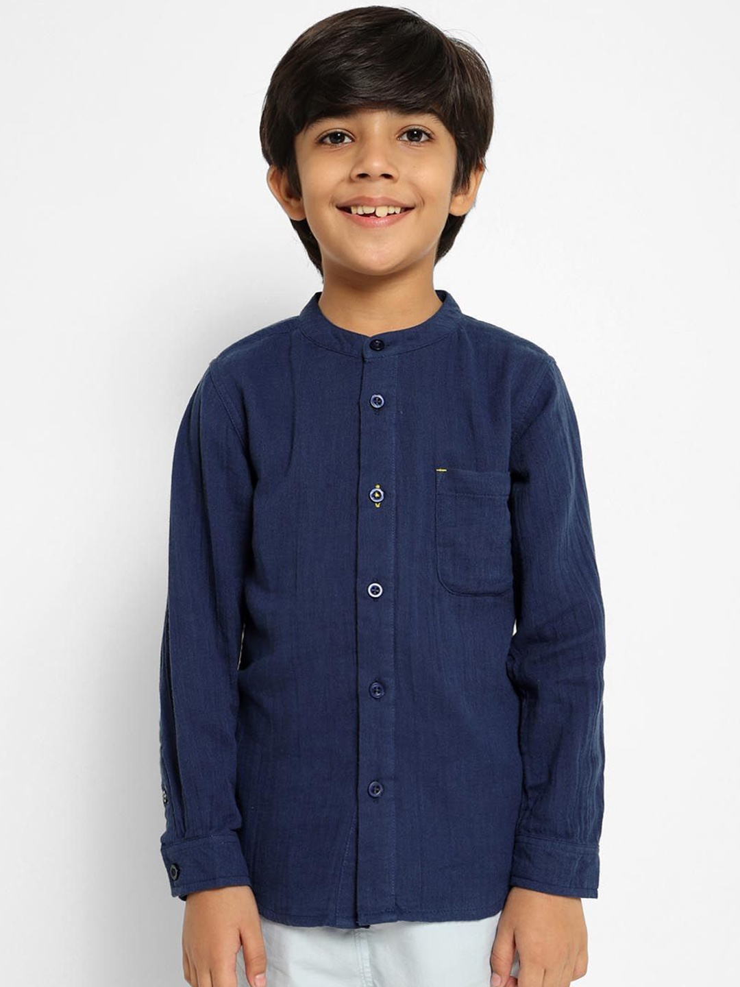 

Somersault Boys Opaque Casual Shirt, Blue