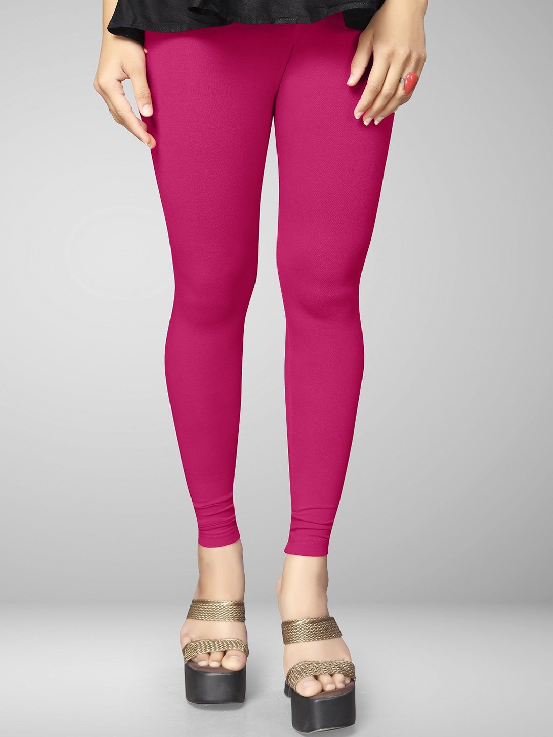 

MANTICORE Slim-Fit Ankle Length Leggings, Pink