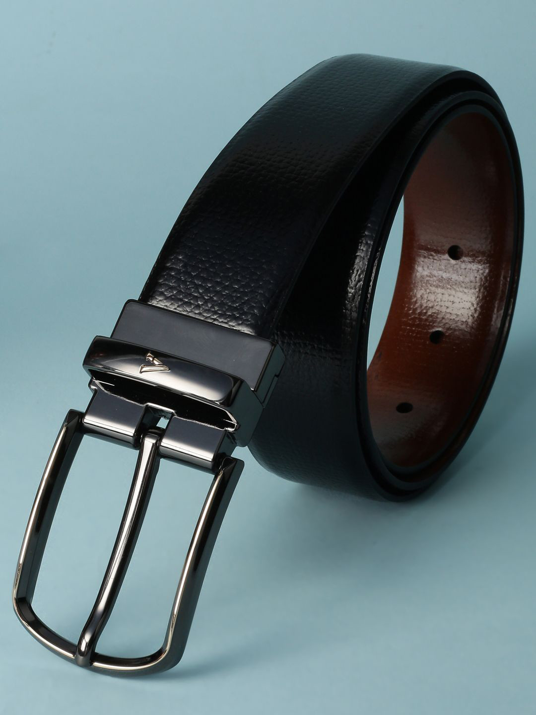 

Van Heusen Men Leather Reversible Formal Belt, Black