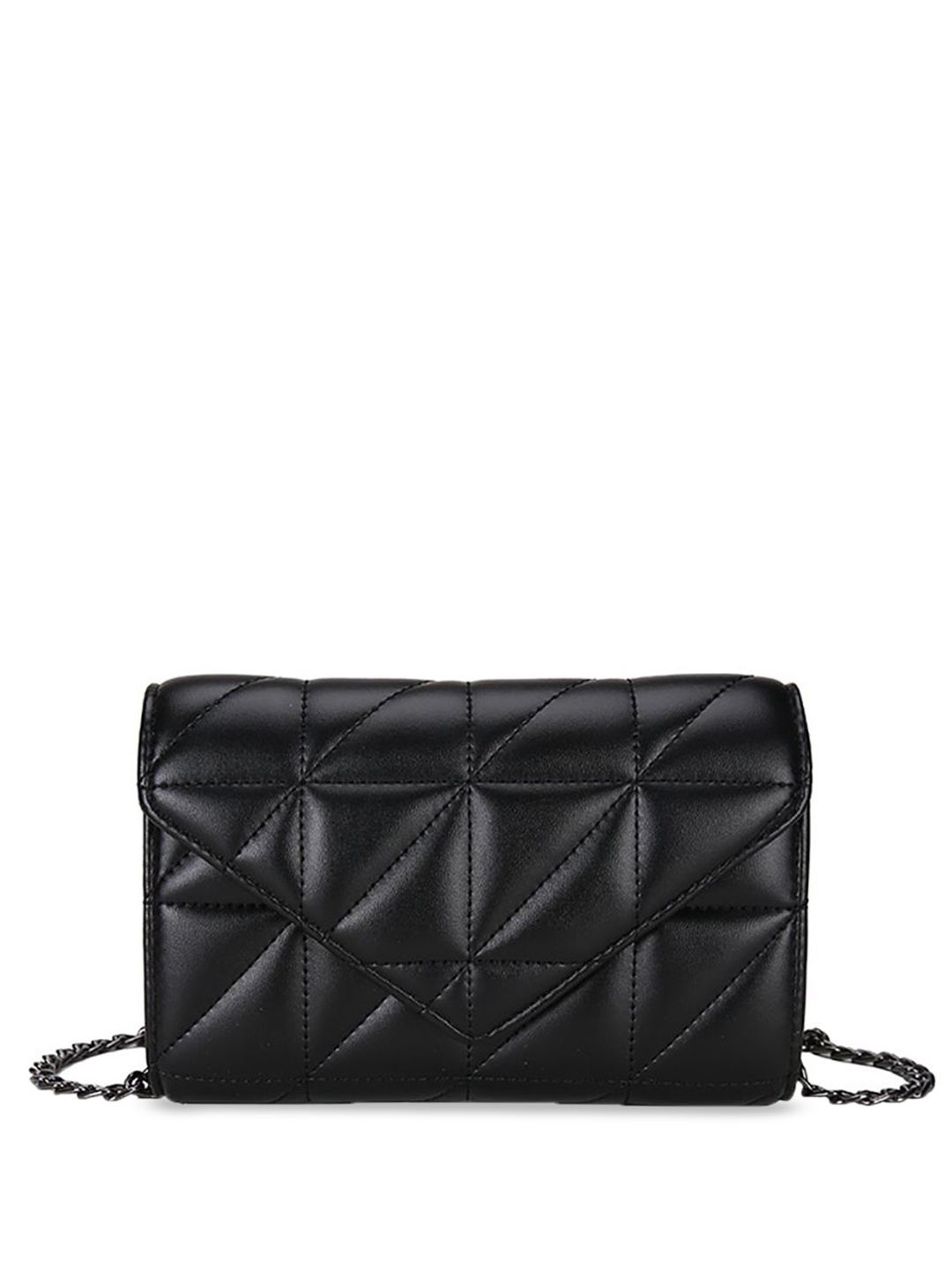 

StyleCast x Revolte PU Swagger Sling Bag, Black