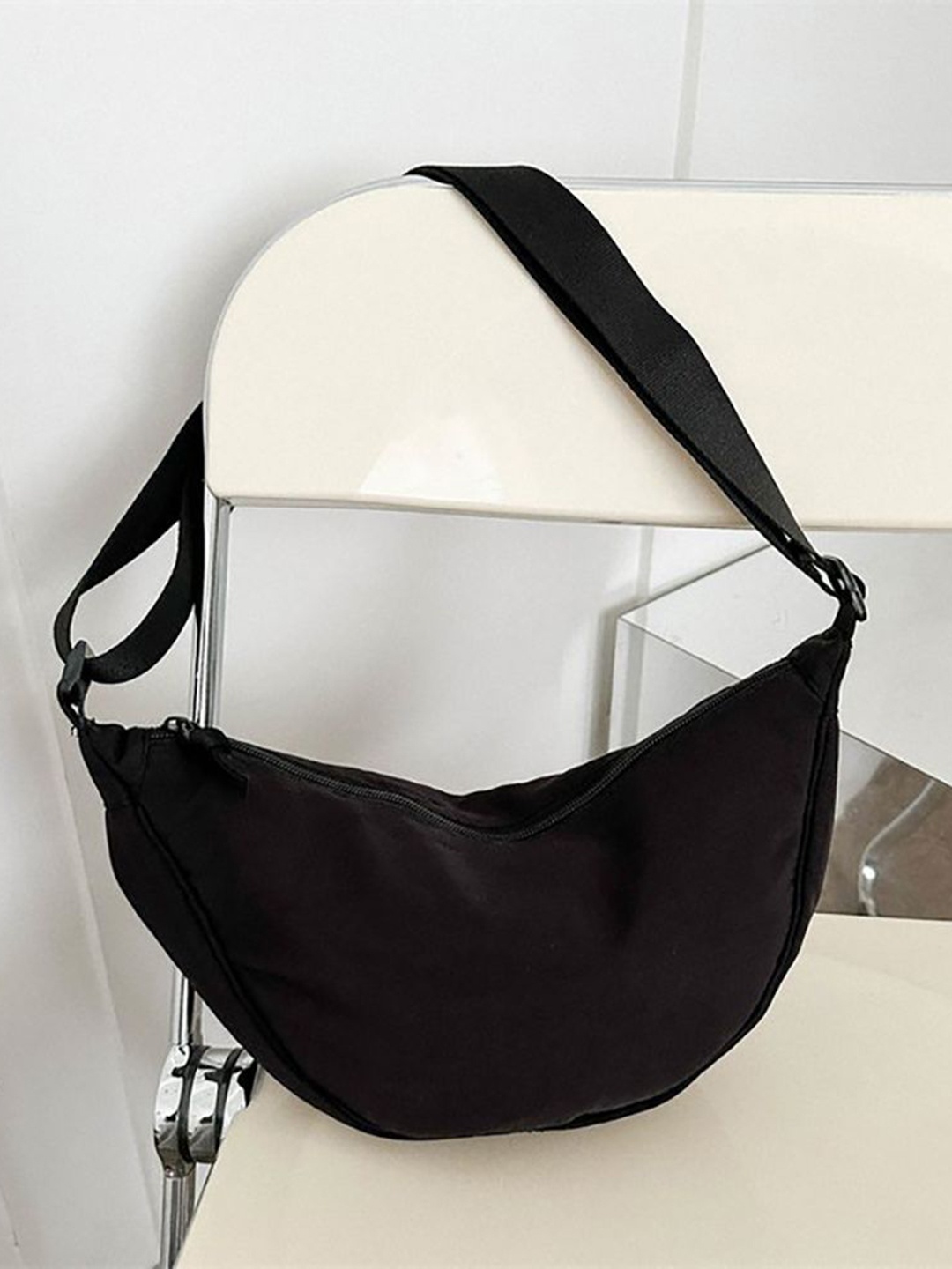 

StyleCast x Revolte Hobo Bag, Black