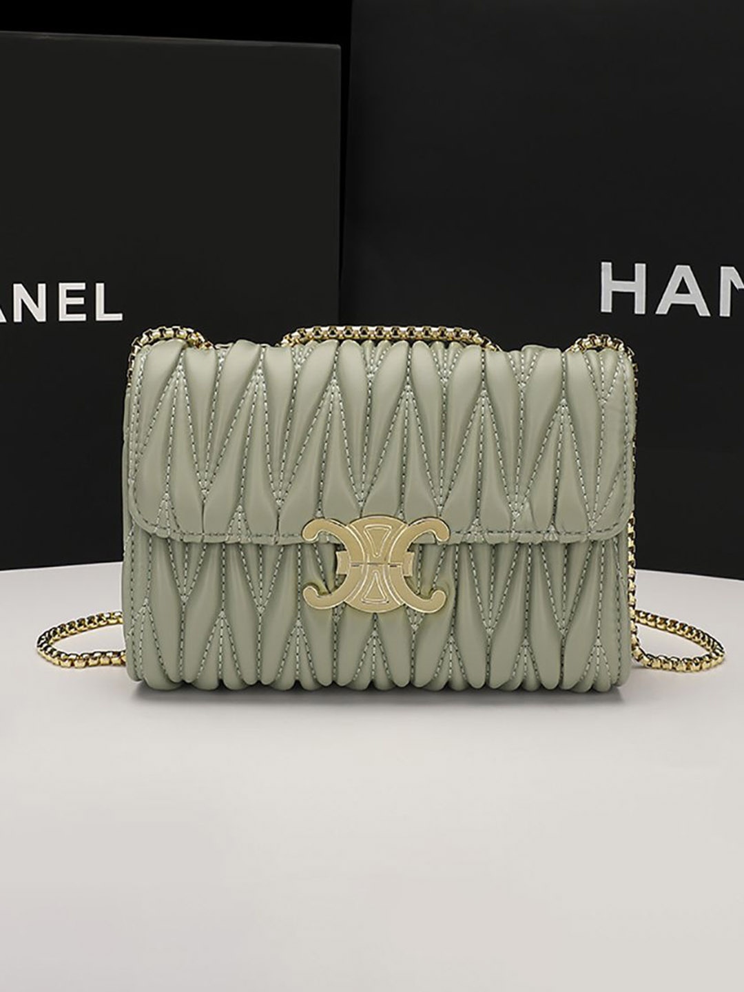 

StyleCast x Revolte PU Sling Bag, Green
