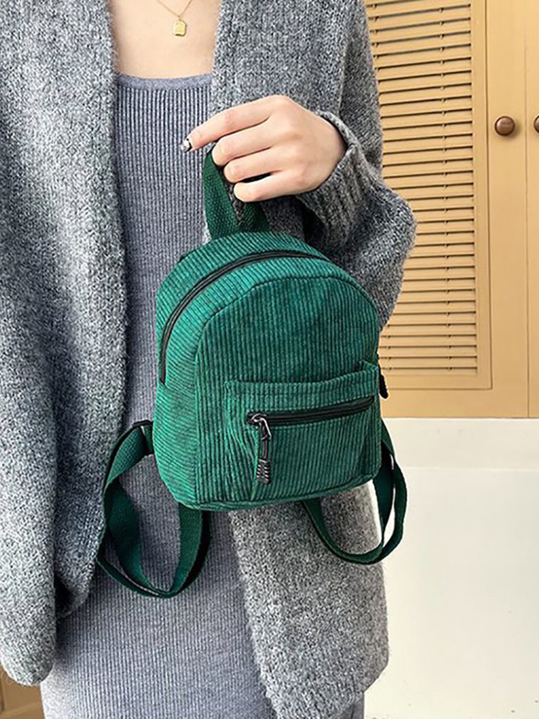 

StyleCast x Revolte Textured Structured Shoulder Bag, Green