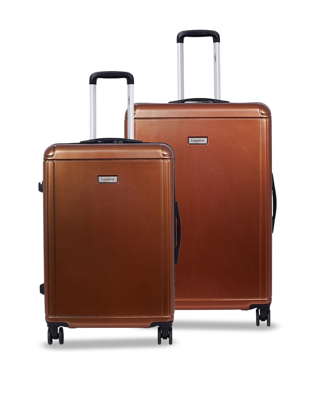

Luggero Set Of 2 Hard-Sided Trolley Bag, Orange