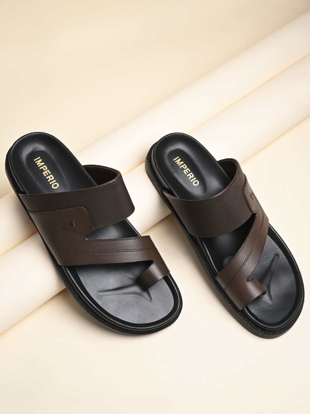 

Regal Men Leather Comfort Sandals, Brown
