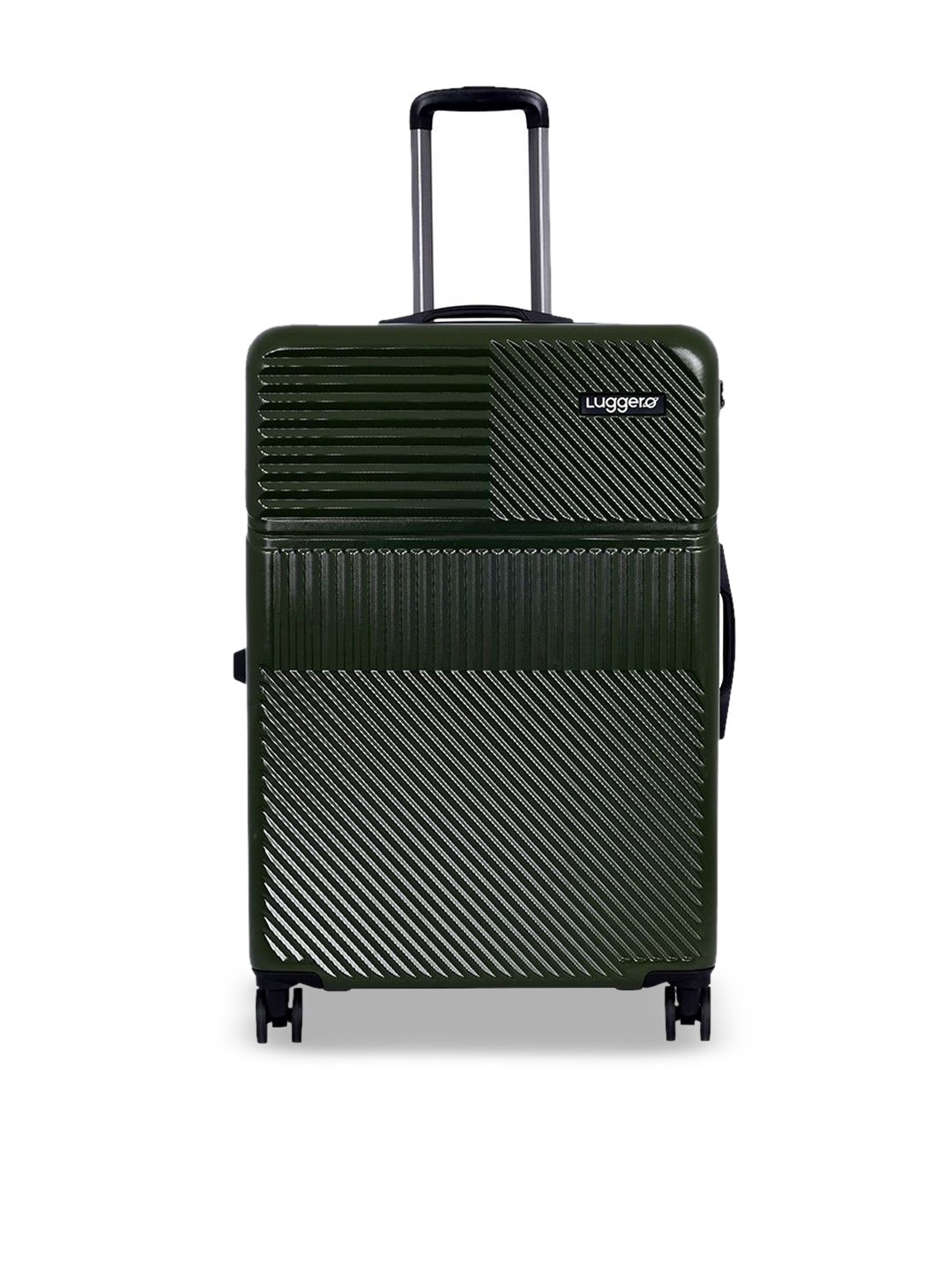 

Luggero Amiggo Hard Sided Large Trolley Suitcase, Green