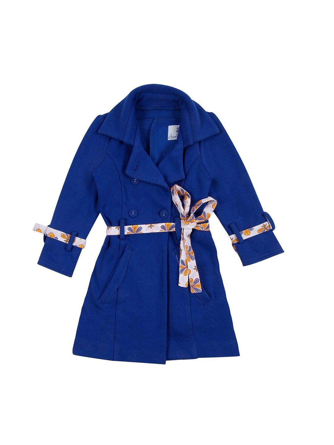 

charkhee Unisex Kids Lightweight Open Front Jacket, Blue