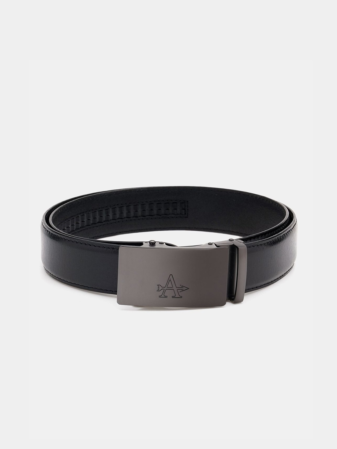 

Arrow Men Leather Formal Belt, Black