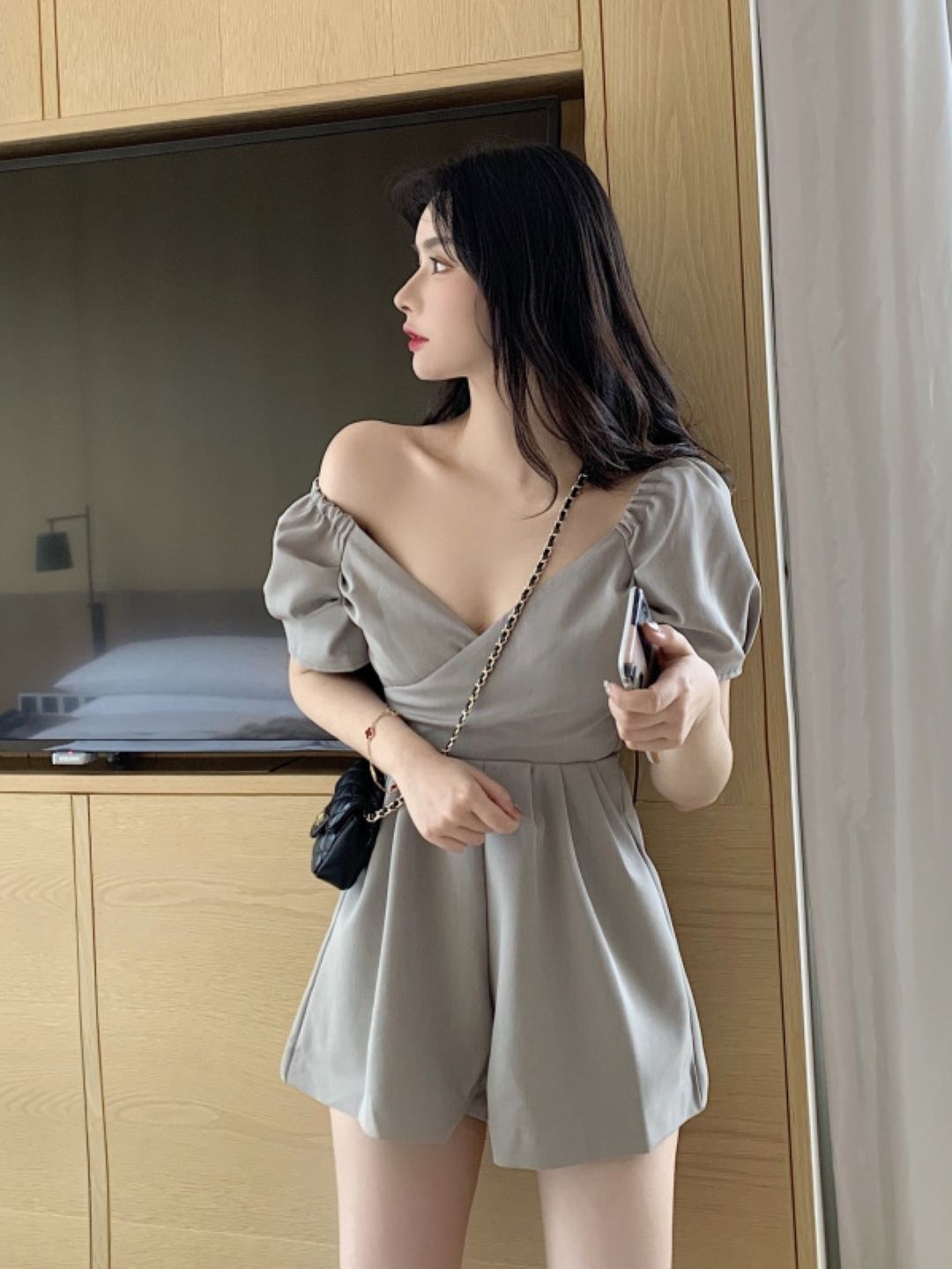 

StyleCast Jumpsuit, Grey