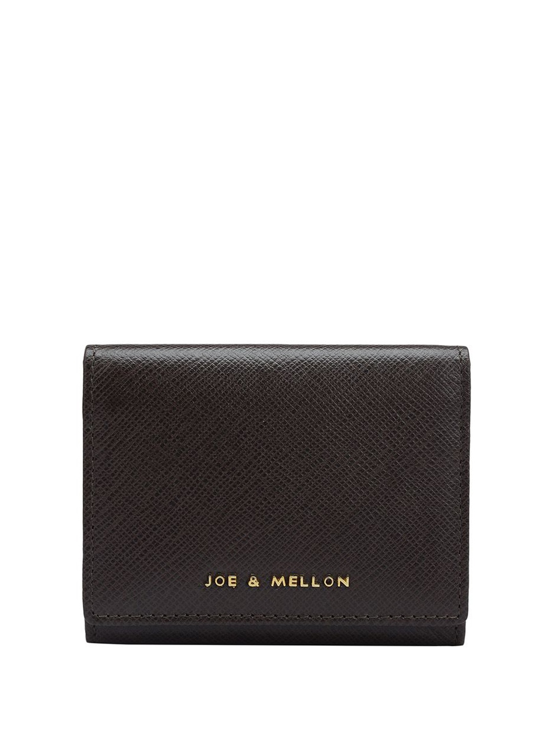 

Joe & Mellon Unisex Textured Leather Card Holder, Brown