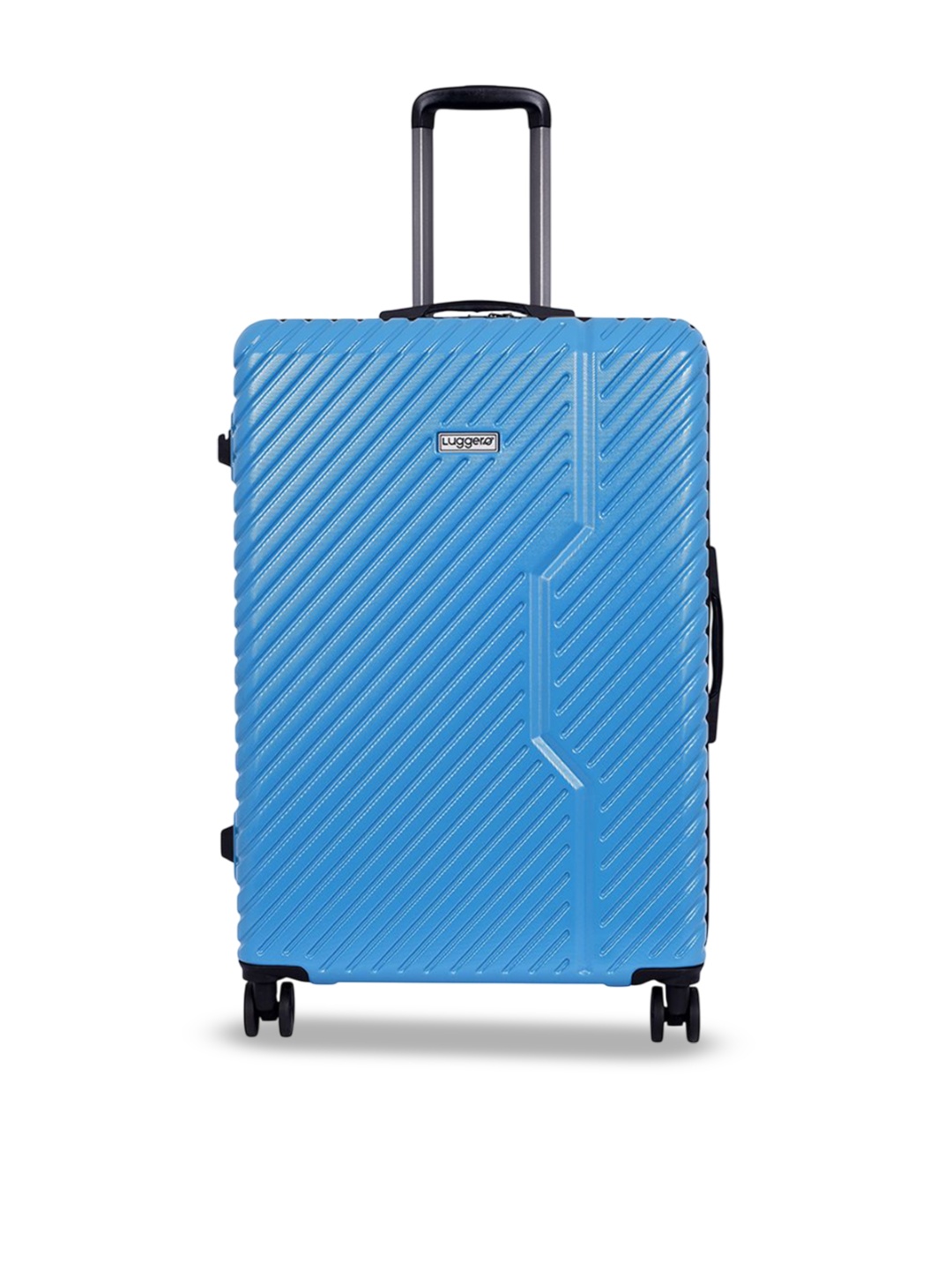 

Luggero Hard-Sided Large Trolley Bag, Blue