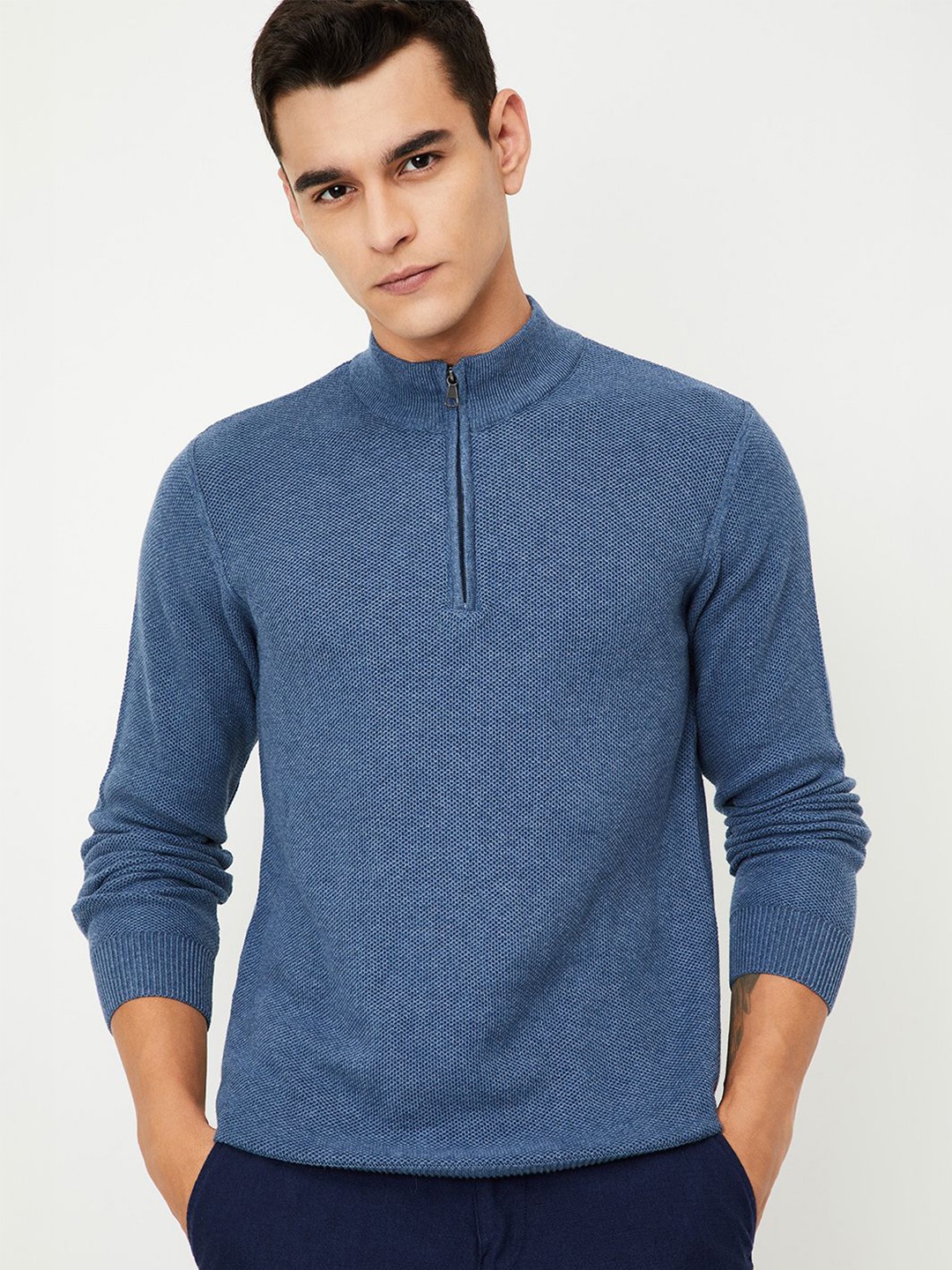

max Men Pullover, Blue