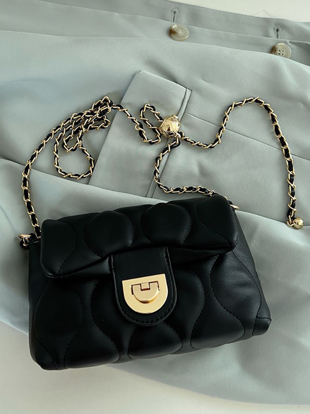 

StyleCast x Revolte Bucket Sling Bag, Black
