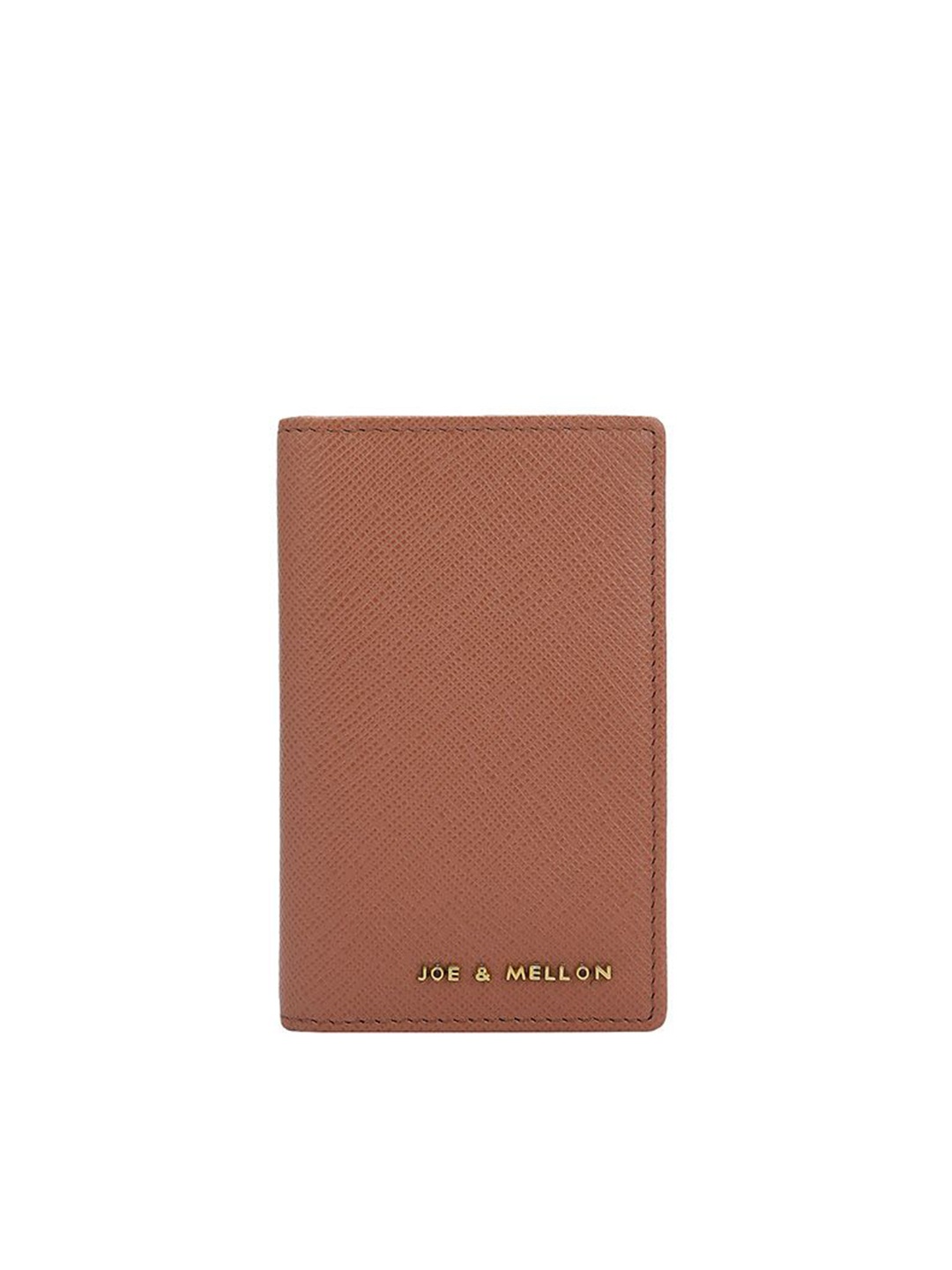 

Joe & Mellon Unisex Textured Leather Card Holder with SIM Card Holder, Brown