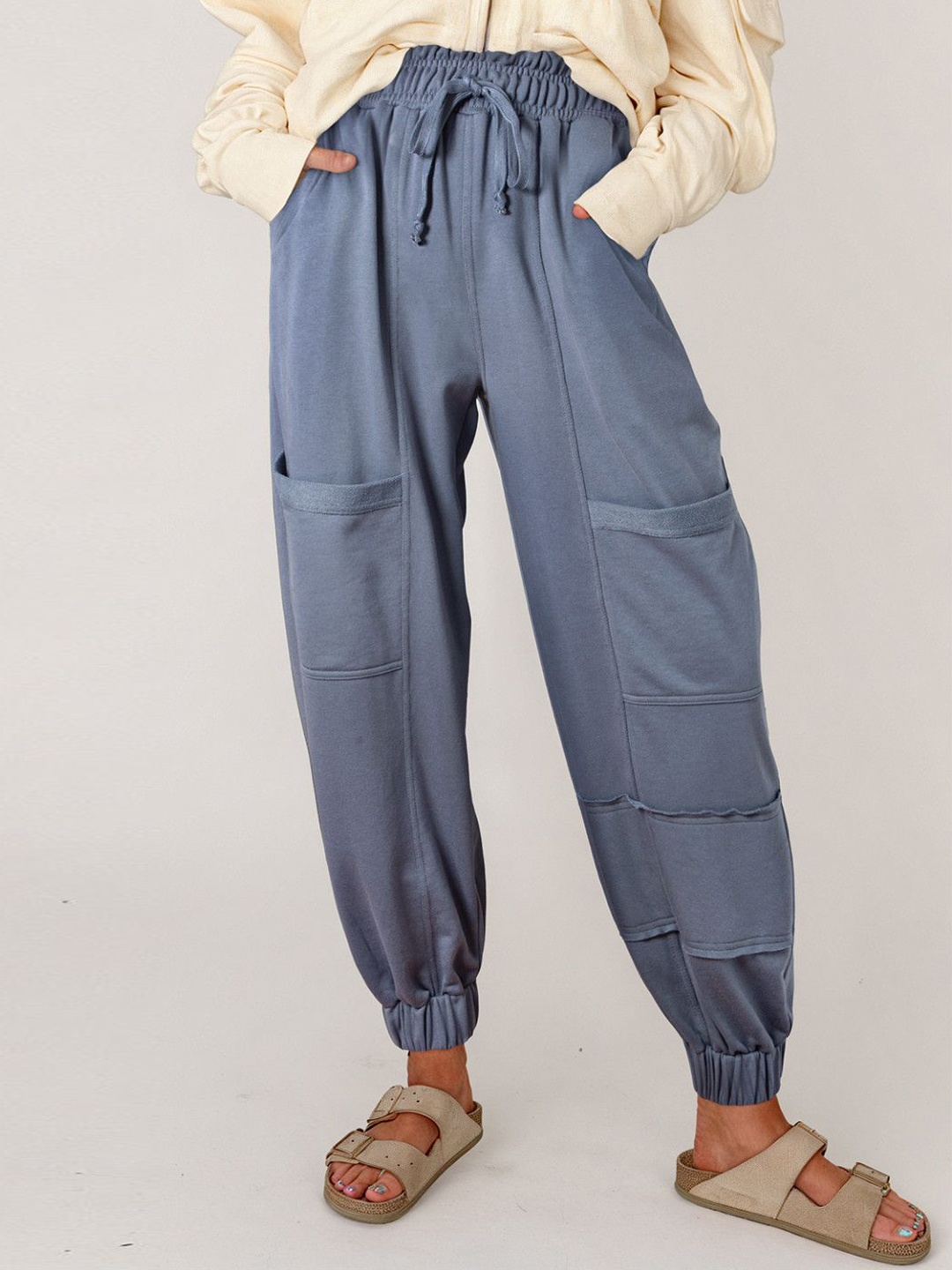 

StyleCast Women Regular Fit Joggers Trousers, Grey