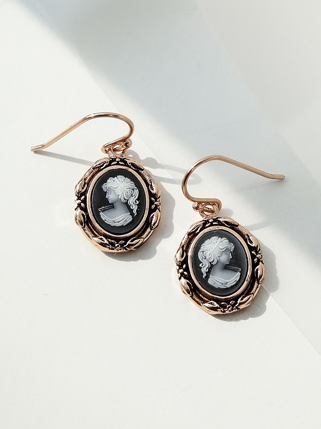 

DIAVO Women Rose Gold Plated Drop Earrings