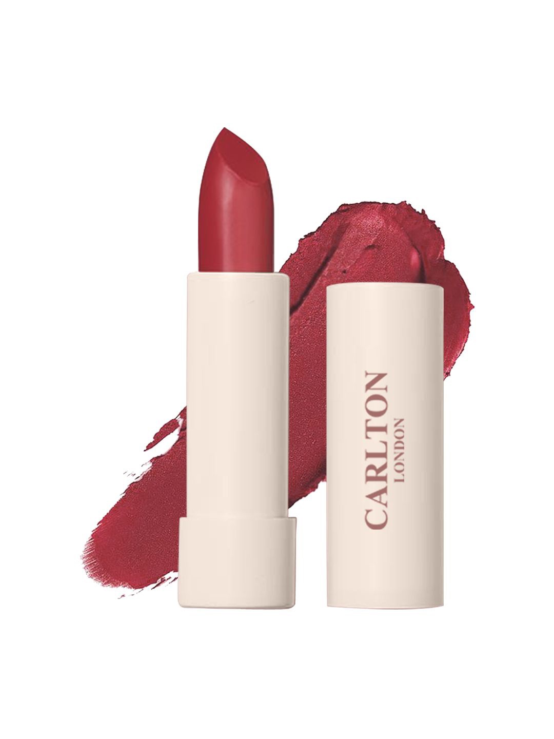 

Carlton London Glitterati Matte Lipstick with Vitamin E - Begonia CM01, Red