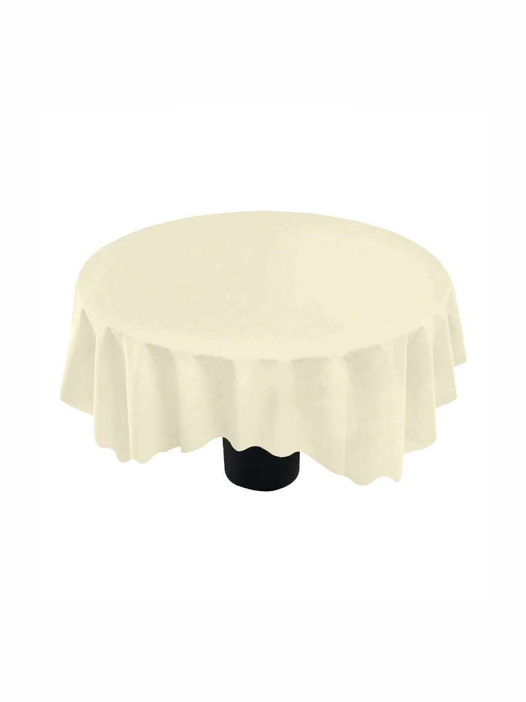 

Lushomes Beige Round 4-Seater Table Cover