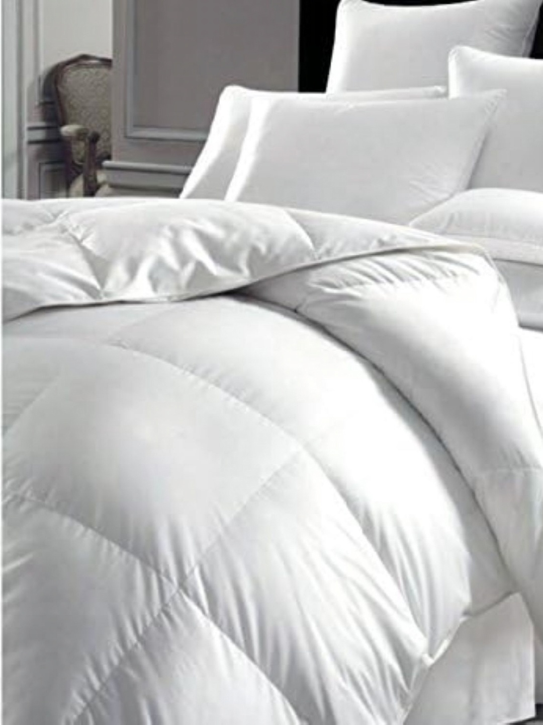 

Trance Home Linen White Microfiber Single Bed Duvet- 147 cm x 228 cm