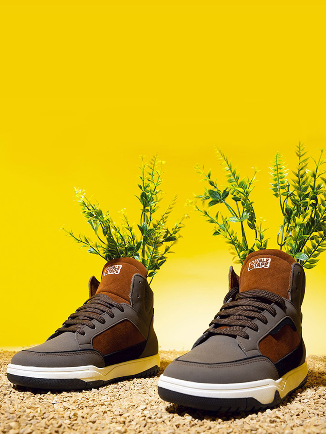 

Double Tape Men Elevate X Sneakers, Brown